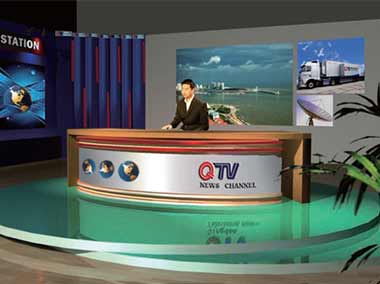 電視臺LED顯示屏案例 電視臺LED顯示屏案例